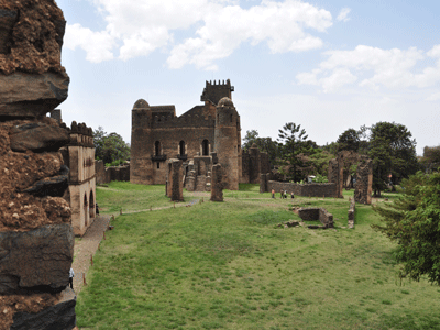 The Royal Enclosure in Gondar is a UNESCO World Heritage site.