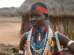 A woman of the Hamer tribe.