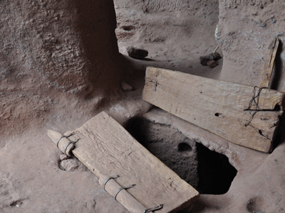 A tunnel connects two groups of churches in Lalibela