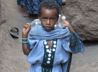 Youngster in Lalibela.