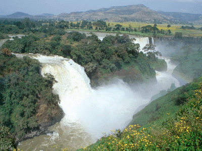 The Blue Nile Falls near Bahar Dar